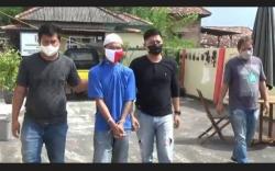 Jambret Ponsel  Bocah, Remaja Bertato Doraemon Tertunduk Malu Ditangkap Polisi