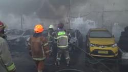 Ini Motif Pelaku AK Bakar Pool Taksi AA di Gunung Batu Cimahi<