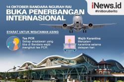 Infografis Bandara Ngurah Rai Bali Buka Penerbangan Internasional Mulai 14 Oktober 2021
