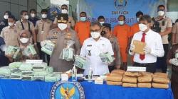 Sabu dan Ganja Senilai Rp32 M Dimusnahkan, 5 Pelaku Terancam Penjara Seumur Hidup