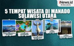 Infografis 5 Tempat Wisata di Manado Sulawesi Utara