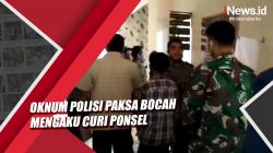 Video Oknum Polisi di Lampung Selatan Paksa Bocah Mengaku Curi Ponsel
