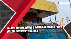 Video Jelang Musim Hujan, 2 Pompa di Waduk Pluit Dalam Proses Perbaikan