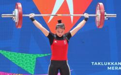 Hasil Angkat Besi PON XX Papua 2021: Windy Cantika Raih Emas untuk Jawa Barat