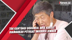 Video Tak Kantongi Dokumen, WNA Korsel Diamankan Petugas Imigrasi Jember