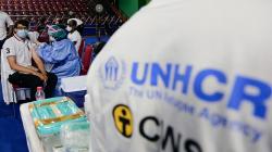 Ratusan Pencari Suaka Divaksinasi Covid-19