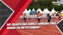 Video DKI Jakarta dan Sumsel Sumbang Emas Nomor 100 Meter Gawang Putri dan Putra
