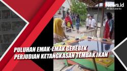 Video Puluhan Emak-Emak Gerebek Perjudian Ketangkasan Tembak Ikan di Deli Serdang