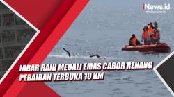Video Jabar Raih Medali Emas Cabor Renang Perairan Terbuka 10 Km PON Papua