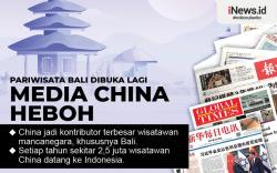 Infografis Media China Heboh karena Pariwisata Bali Dibuka Lagi