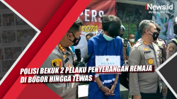 Video Polisi Bekuk 2 Pelaku Penyerangan Remaja di Bogor hingga Tewas