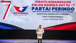 Momen Hary Tanoesoedibjo Pidato Kebangsaan HUT ke-7 Partai Perindo