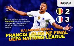 Infografis Timnas Prancis Lolos ke Final UEFA Nations League