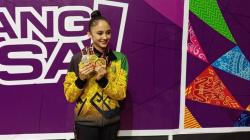 Kenalkan Sutjiati Narendra, Pesenam Cantik dari Lampung Sabet Emas di PON XX