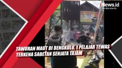 Video Tawuran Maut di Bengkulu, 1 Pelajar Tewas Terkena Sabetan Senjata Tajam