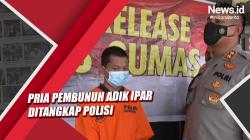 Video Pria Pembunuh Adik Ipar di Gunung Mas Kalteng Ditangkap Polisi