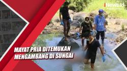 Video Mayat Pria Ditemukan Mengambang di Sungai Sukawayana Sukabumi<