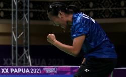 Hasil Bulu Tangkis PON XX Papua: Tim Beregu Putri Jatim Raih Emas usai Hajar DKI