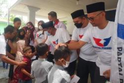 Rayakan HUT ke-7, Perindo Deliserdang Santuni Puluhan Anak Yatim