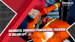 Video Dramatis, Evakuasi Pengunjung Terjebak di Dalam Lift