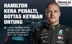 Infografis Beda Nasib Lewis Hamilton dan Valtteri Bottas di F1 GP Turki 2021