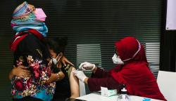 Hari Pertama Sentra Vaksinasi MNC Peduli Dosis 2 dengan Vaksin Pfizer