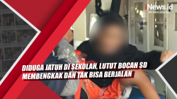 Video Diduga Jatuh di Sekolah, Lutut Bocah SD Membengkak dan Tak Bisa Berjalan