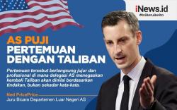Infografis Amerika Sebut Pertemuan dengan Taliban Berlangsung Jujur dan Profesional