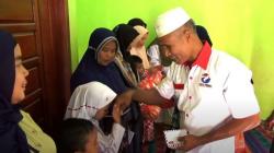 Dapat Santunan dan Sembako di HUT Perindo, Anak Yatim Fakir Miskin di Madina Bersyukur