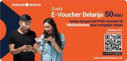 Ada e-Voucher Belanja Gratis dari MotionInsure, Download Sekarang! 