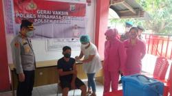 Gelar Vaksinasi Covid-19 di 15 Titik, Polres Minahasa Tenggara Siapkan 1.000 Dosis 