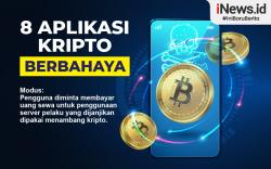 Infografis 8 Aplikasi Kripto Berbahaya