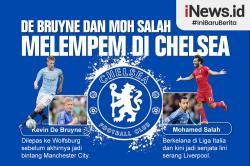 Infografis Alasan Kevin De Bruyne dan Mohamed Salah Melempem di Chelsea