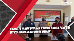 Video Kakek 74 Tahun Ditahan karena Bacok Pencuri, Ini Klarifikasi Kapolres Demak