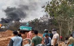 Kebakaran Tambang Ilegal Mulai Berhasil Dijinakkan, Kapolres: Tidak Ada Korban Jiwa