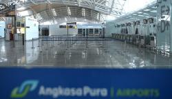 Suasana Lengang Hari Pertama Bandara Ngurah Rai Buka Penerbangan Internasional