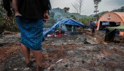 Belasan Rumah Kebakaran, 84 Orang Suku Badui Tinggal di Tenda Pengungsi