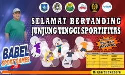 Disparbudkepora Gelar Babel Sport Games 2021<