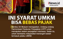 Infografis Ini Syarat UMKM Bisa Bebas Pajak