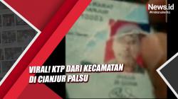 Video Viral KTP dari Kecamatan di Cianjur Palsu, Dicetak Gunakan Kertas Biasa