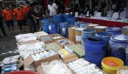 Puluhan Juta Butir Obat Keras Ilegal Dimusnahkan Polda DIY