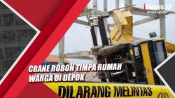 Video Crane Roboh Timpa Rumah Warga, Dirut PDAM Kota Depok Bertanggung Jawab Sepenuhnya