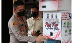 AKBP Budi Hermanto, Kapolresta Malang Gagas Dispenser Masker Pertama di Indonesia