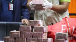 KPK Pamer Tumpukan Uang Miliaran Rupiah Hasil OTT Bupati Musi Banyuasin