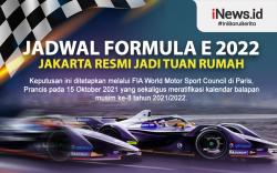 Infografis Jakarta Tuan Rumah Formula E 2022