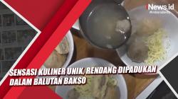 Video Sensasi Kuliner Unik, Rendang Dipadukan dalam Balutan Bakso