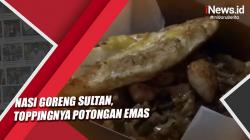 Mencicipi Nasi Goreng Sultan, Toppingnya Potongan Emas