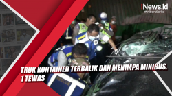 Sopir Truk Kontainer yang Timpa Mobil Bos Indomaret di Cipularang Diminta Serahkan Diri