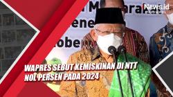 Video Wapres Ma'ruf Amin Sebut Kemiskinan di NTT Nol Persen pada 2024