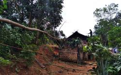 Puluhan Rumah di Sukabumi Rusak Diterjang Hujan Deras dan Angin Kencang<